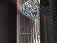 ระบบเส้นสีเคลือบผงสําหรับสับสราทเหล็กที่มีสีที่สามารถปรับแต่งได้