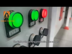 ระบบเคลือบผงอัตโนมัติ สําหรับกรอบจักรยานพื้นฐานเหล็กที่มีสีที่สามารถปรับแต่งได้