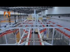 การจัดการอย่างง่ายดายของงานที่หนักขนาดใหญ่ ระบบขนส่งแขวนสําหรับสายการผลิตเคลือบ