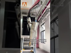 การเคลือบสารละลายออนออร์แกนิคที่ทันสมัย สายทําความสะอาดทางเคมีสําหรับทําความสะอาดชิ้นส่วนโลหะ