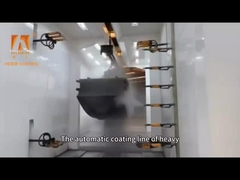 สกรีนสัมผัสอัตโนมัติ สายเคลือบผงขั้วแนวราบ 16 PCS มาตรฐาน