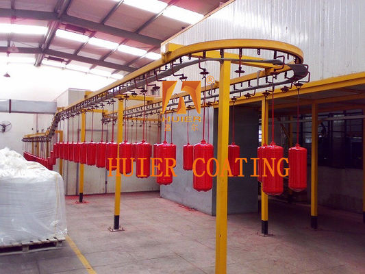สีที่สามารถปรับเปลี่ยนได้ ประหยัดพลังงาน Mesh Belt Powder Coating Conveyor Systems สายเคลือบผงผง